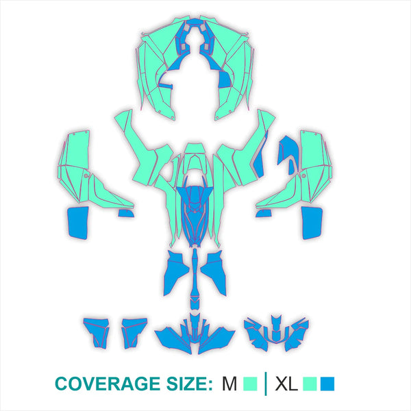 Aufkleber im X-Design für Can-Am Renegade XMR