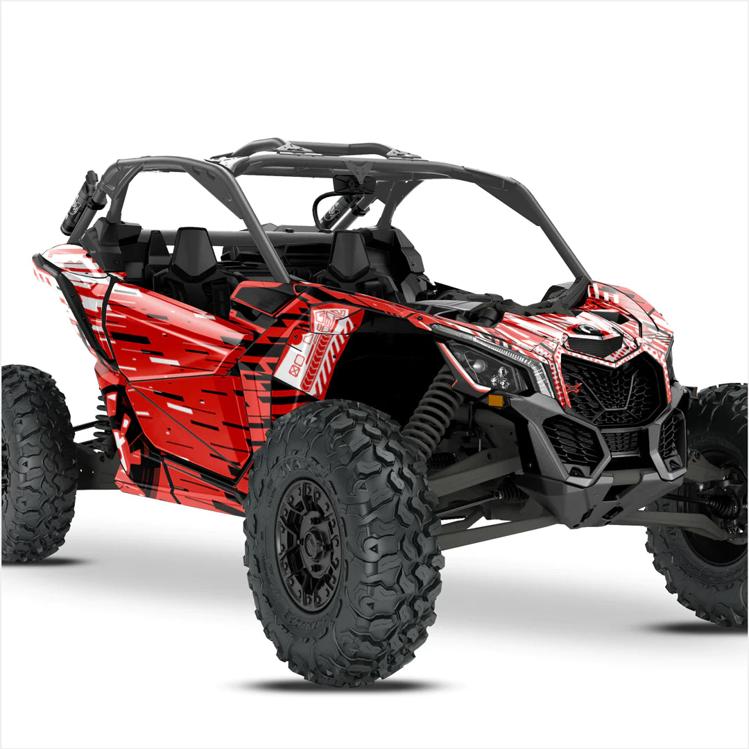 Naklejki projektowe CYBER dla Can-Am Maverick X3