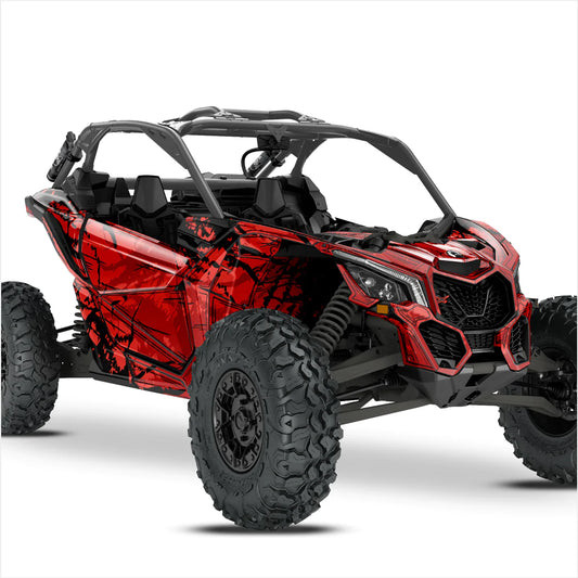 Σκιασμένα αυτοκόλλητα σχεδιασμού για Can-Am Maverick x3