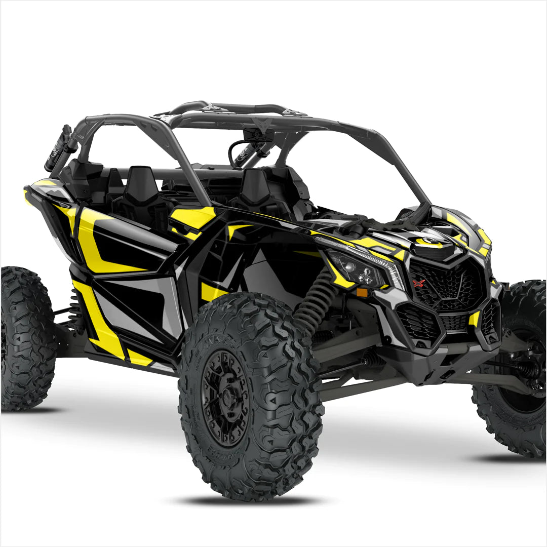 Autocolante cu design SIMPLU pentru Can-Am Maverick X3