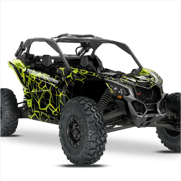 Autocollants design QUAKE pour Can-Am Maverick X3