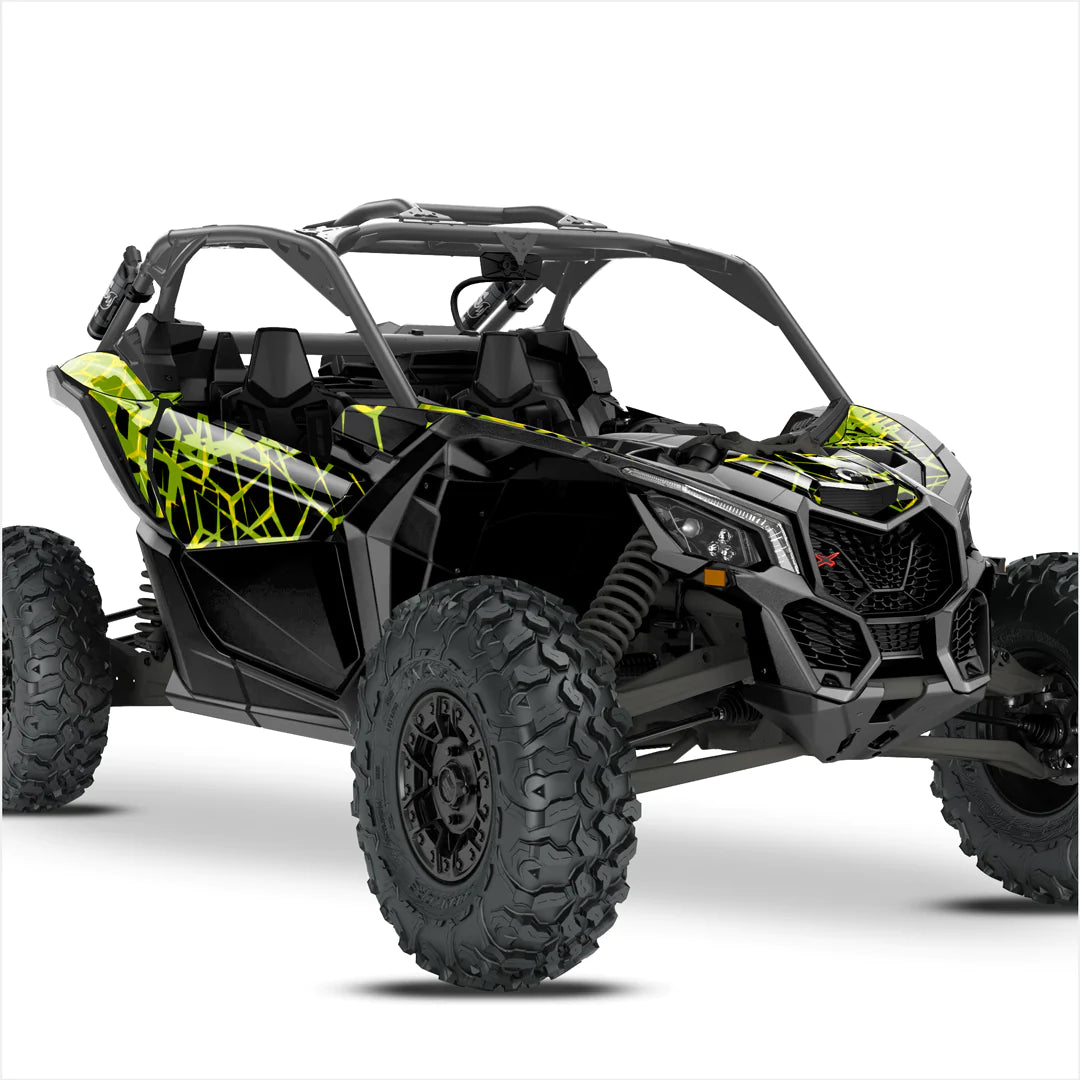 Autocolante de design QUAKE pentru Can-Am Maverick X3