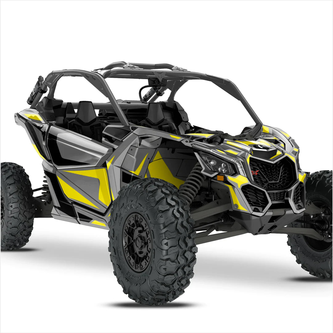 Autocolante cu design SIMPLU pentru Can-Am Maverick X3