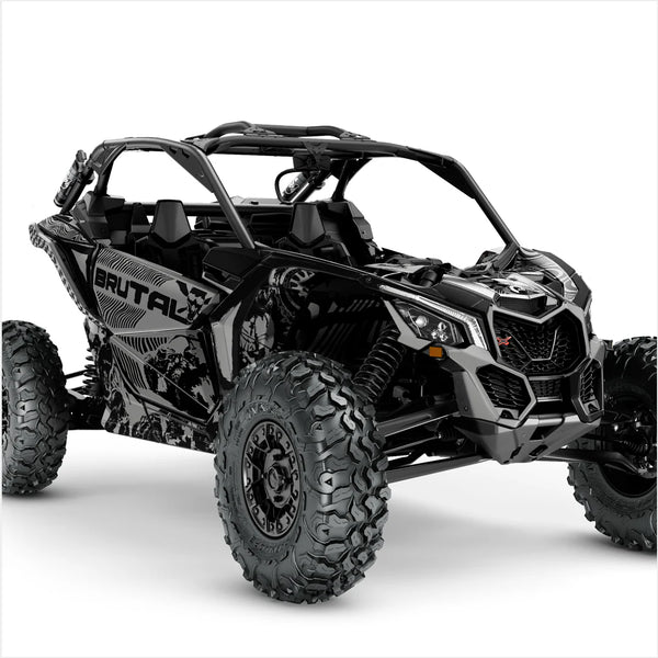 JÕHMA disainiga kleebised Can-Am Maverick X3 jaoks (hall)