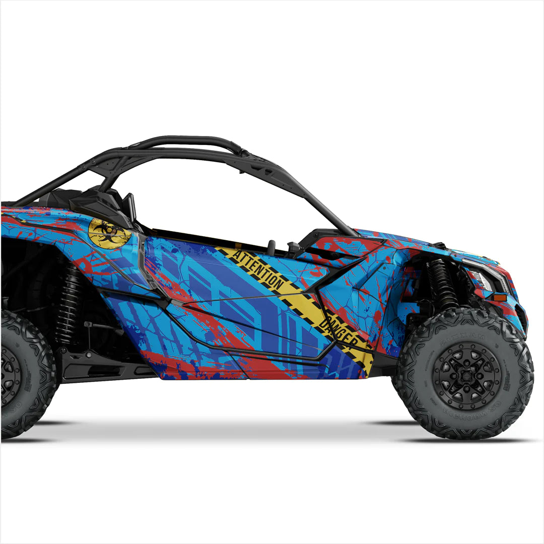 Adesivos de design APOCALIPSE para Can-Am Maverick X3