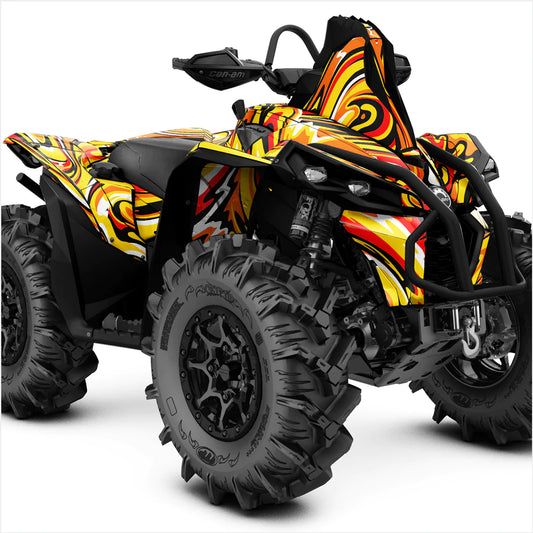 Кислотные наклейки для конструкции для Can-Am Renegade XMR