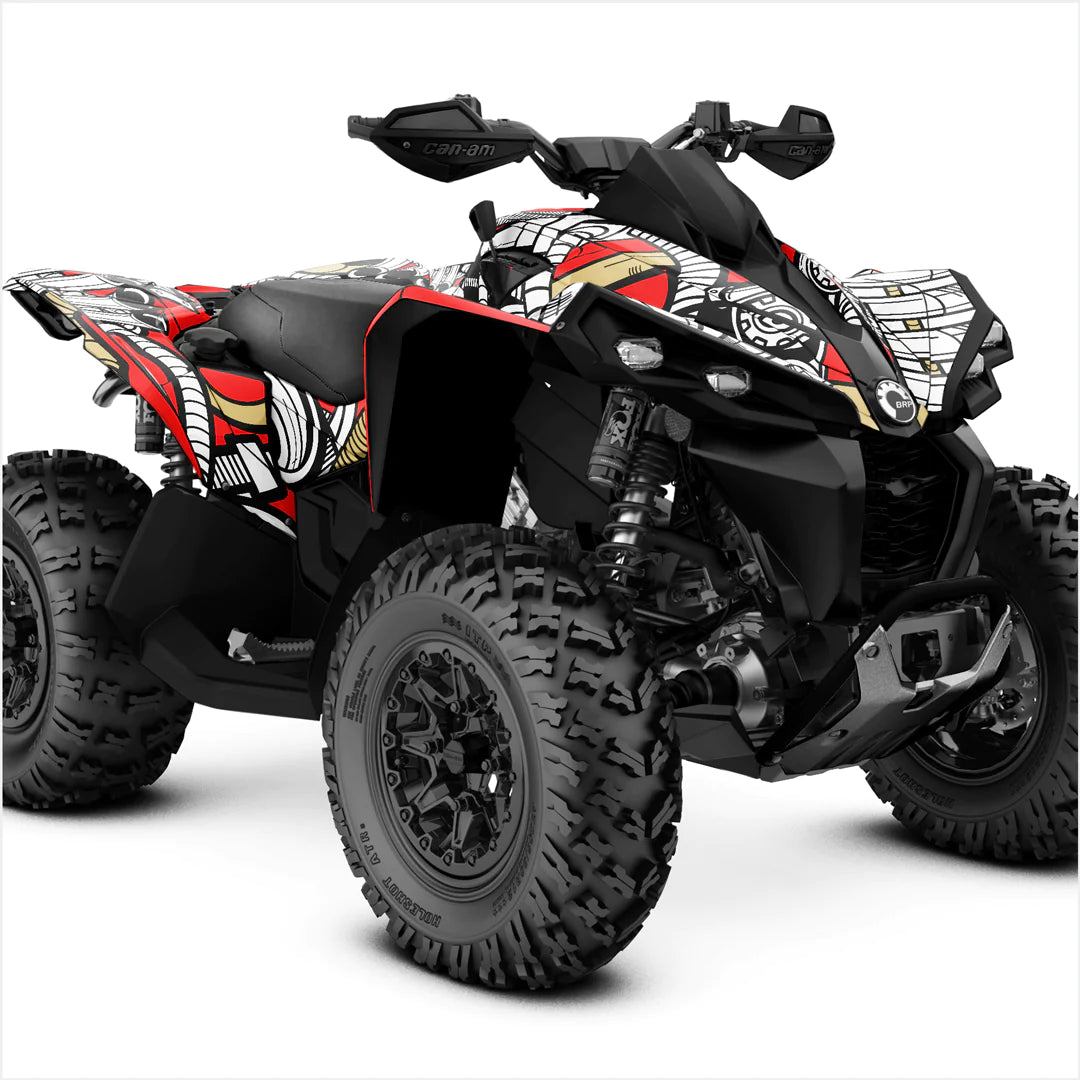 Naklejki z motywem PETROL HEAD dla Can-Am Renegade XXC