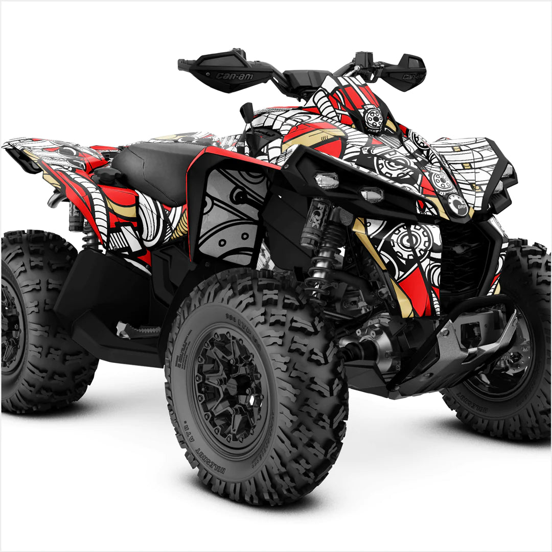 Naklejki z motywem PETROL HEAD dla Can-Am Renegade XXC