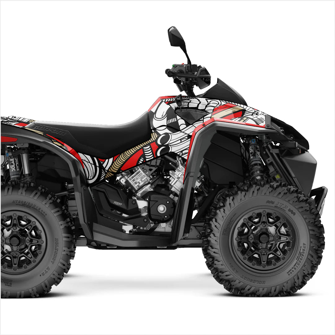 Naklejki z motywem PETROL HEAD dla Can-Am Renegade XXC