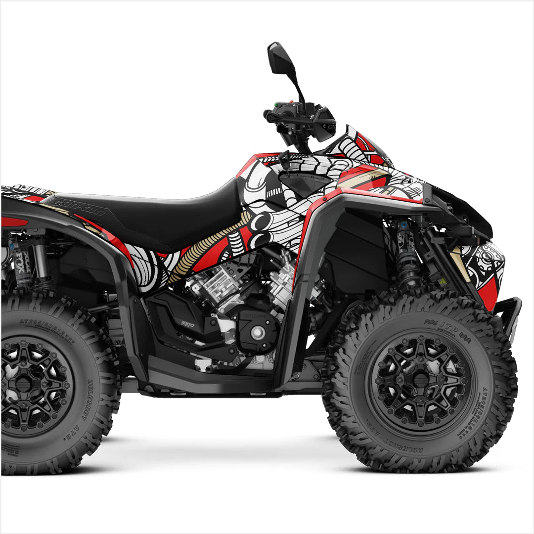 Naklejki z motywem PETROL HEAD dla Can-Am Renegade XXC