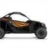 Autocollants design BRUTAL pour Can-Am Maverick X3 (Jaune foncé)