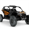 Adesivi dal design BRUTAL per Can-Am Maverick X3 (giallo scuro)