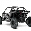 Adesivi design BRUTAL per Can-Am Maverick X3 (Grigio chiaro)