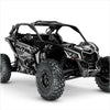 Pegatinas de diseño BRUTAL para Can-Am Maverick X3 (Gris claro)