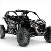 Pegatinas de diseño BRUTAL para Can-Am Maverick X3 (Gris claro)