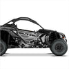 Autocollants design BRUTAL pour Can-Am Maverick X3 (Gris clair)