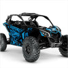 BRUTAL design stickers for Can-Am Maverick X3 (Blue)