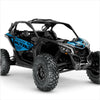 BRUTAL design stickers for Can-Am Maverick X3 (Blue)