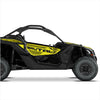 Autocollants design BRUTAL pour Can-Am Maverick X3 (Jaune 2)