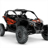 Pegatinas de diseño BRUTAL para Can-Am Maverick X3 (Naranja)