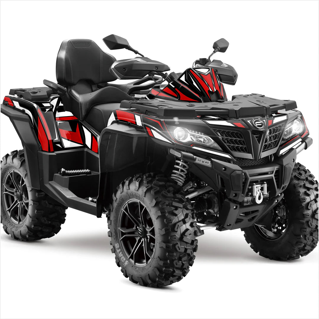 Простые дизайнерские наклейки для CFMoto CFORCE 800-1000