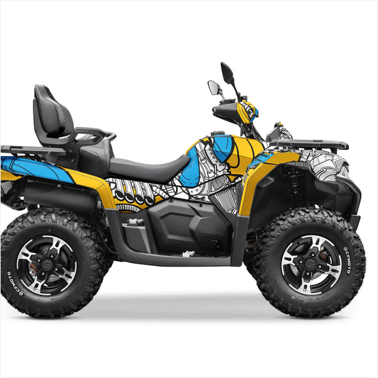 Autocolante pentru designul capului de benzină pentru CFMOTO CFORCE 600-625