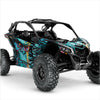 Autocollants design G WARRIOR pour Can-Am Maverick X3