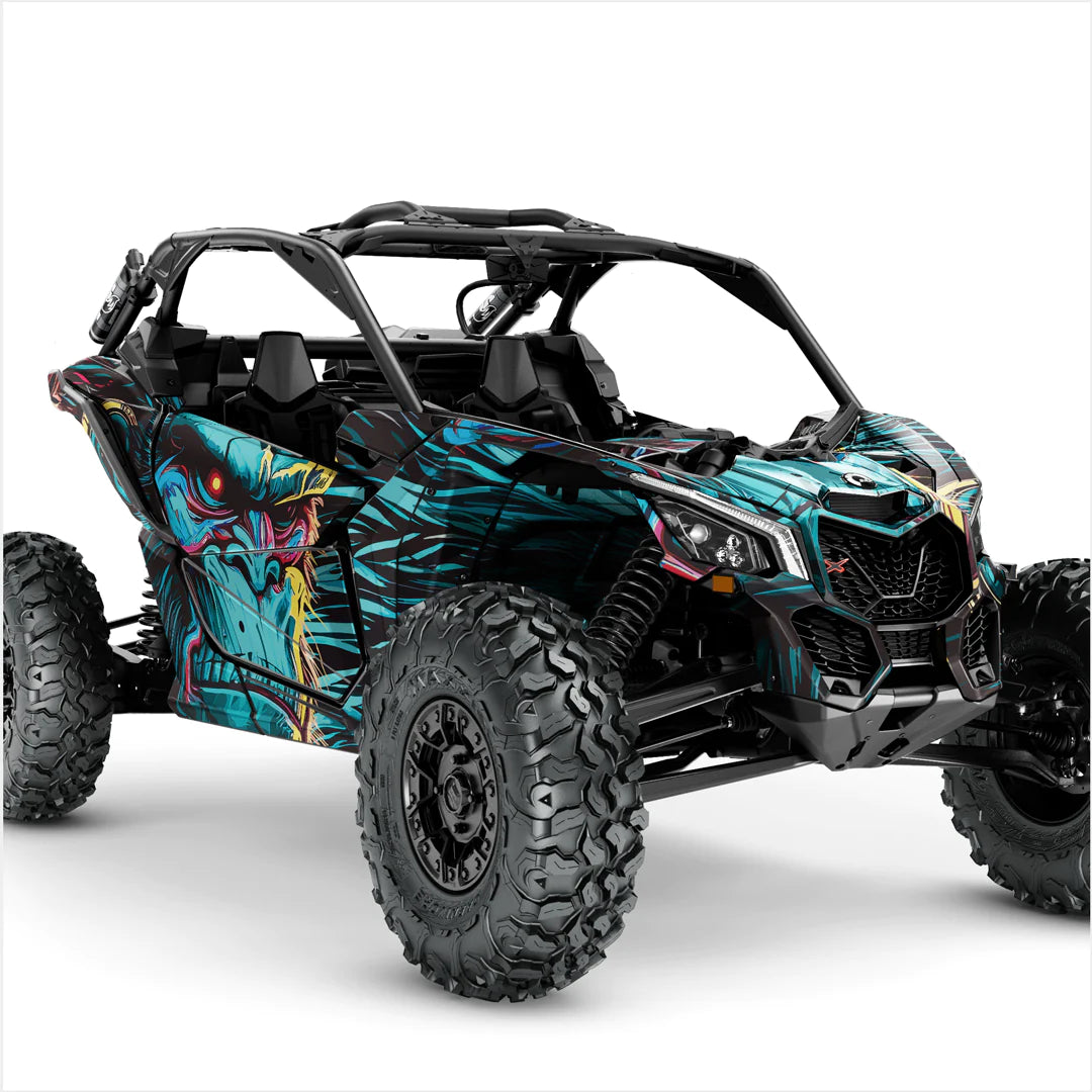 G WARRIOR dizaina uzlīmes Can-Am Maverick X3