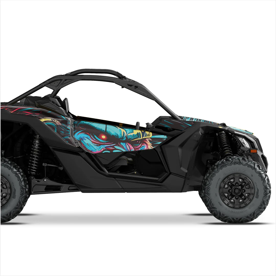 G WARRIOR-ontwerpstickers voor Can-Am Maverick X3