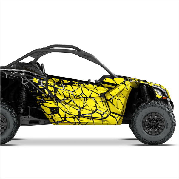 QUAKE design stickers for Can-Am Maverick X3