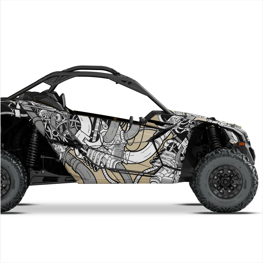 PETROL HEAD dizaino lipdukai, skirti Can-Am Maverick X3