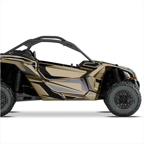 Yksinkertaiset design-tarrat Can-Am Maverick X3:lle