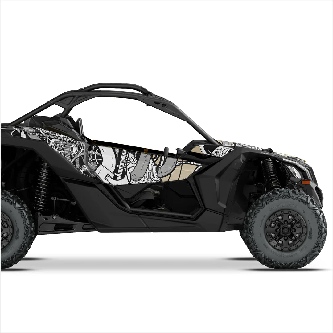 PETROL HEAD dizaino lipdukai, skirti Can-Am Maverick X3