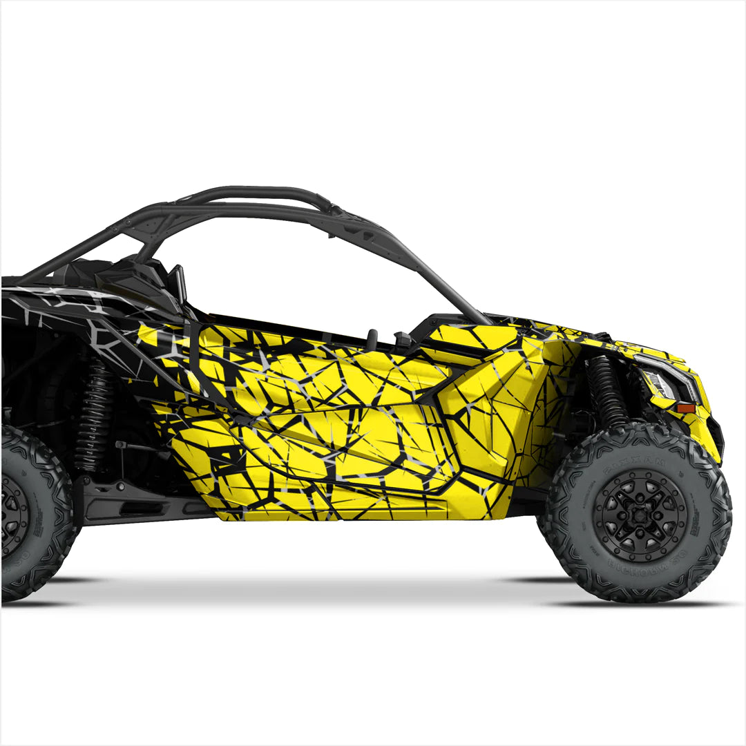 QUAKE design stickers for Can-Am Maverick X3