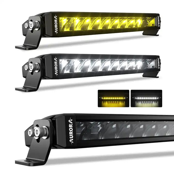 Tofarvet LED-stang med DT-stik, 6'' (15,2 cm), 90W