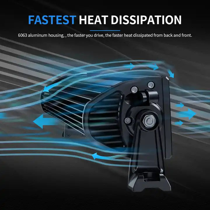 Lumină cu bară cu led dual cu rând, 10 '', (25,4 cm), 100W