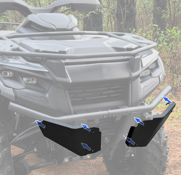 Heavy Duty Steel Front Brush-Guard Protector Cover Skid Plates