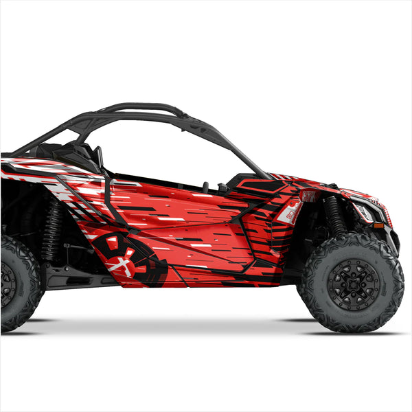 Наклейки с дизайном CYBER для Can-Am Maverick X3