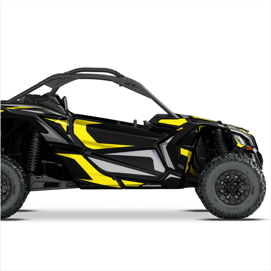Απλά αυτοκόλλητα σχεδιασμού για Can-Am Maverick x3