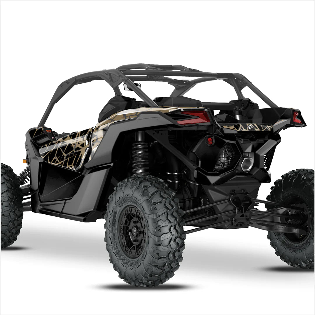 QUAKE-Designaufkleber für Can-Am Maverick X3