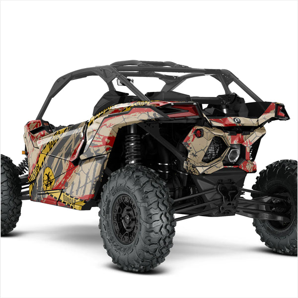 Adesivos de design APOCALIPSE para Can-Am Maverick X3