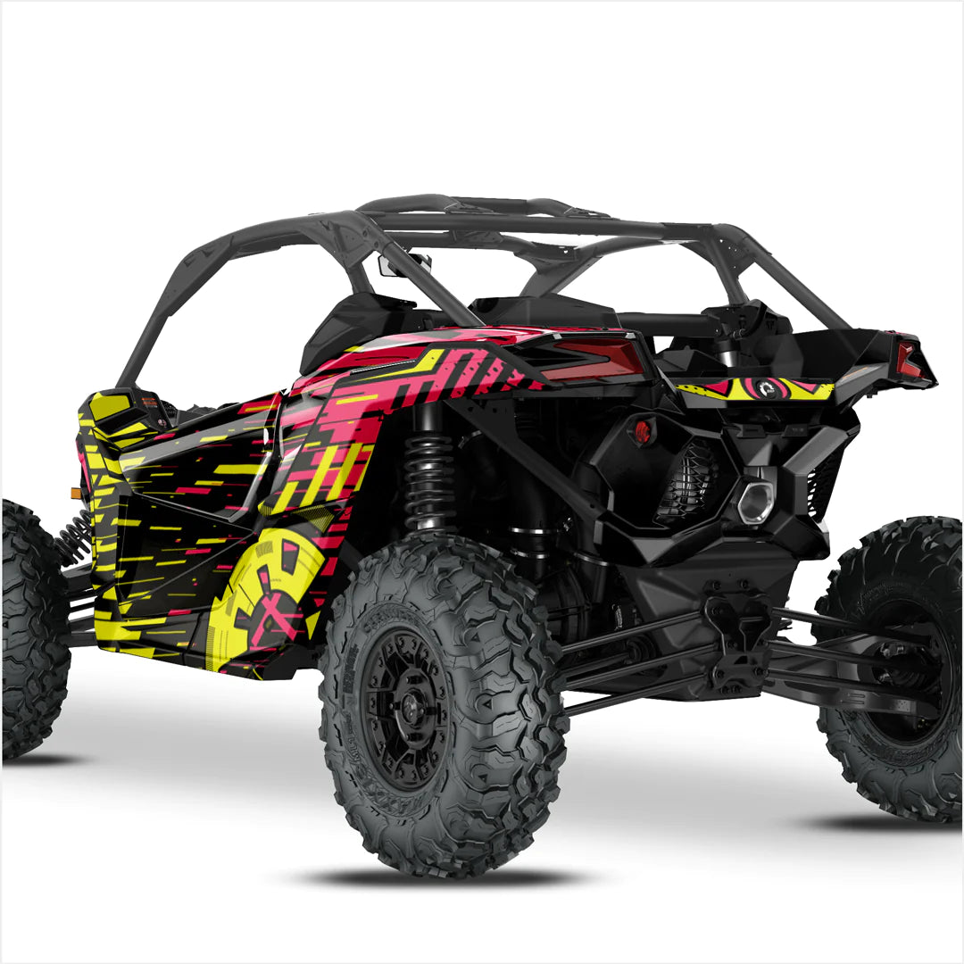 Наклейки с дизайном CYBER для Can-Am Maverick X3