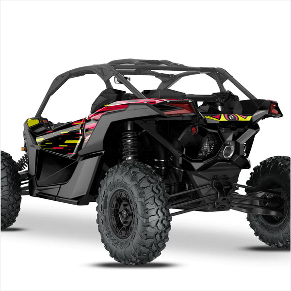 Adesivos de design CYBER para Can-Am Maverick X3