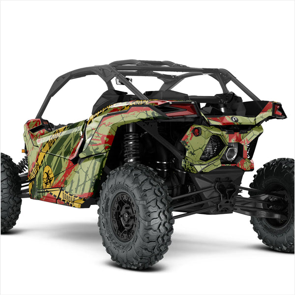 Autocollants design APOCALYPSE pour Can-Am Maverick X3