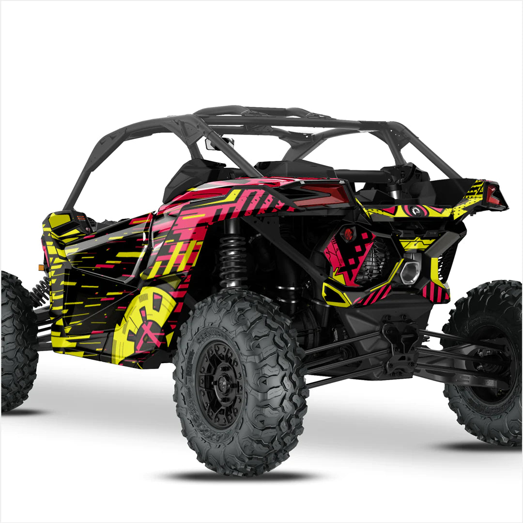 Adesivos de design CYBER para Can-Am Maverick X3