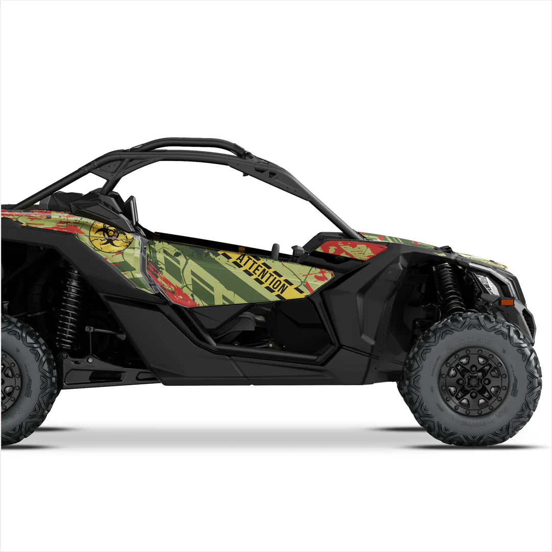 APOCALYPSE-ontwerpstickers voor Can-Am Maverick X3