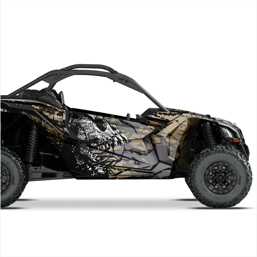 SYMBIOTE design stickers for Can-Am Maverick X3