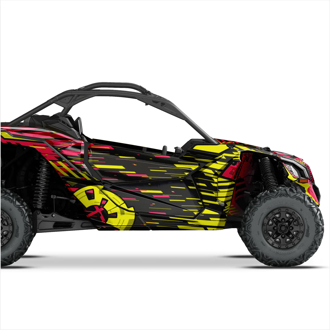 Adesivos de design CYBER para Can-Am Maverick X3