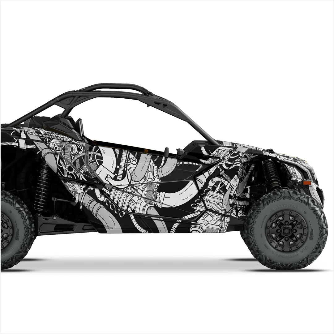 PETROL HEAD design stickers for Can-Am Maverick X3