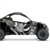 Autocollants design PETROL HEAD pour Can-Am Maverick X3